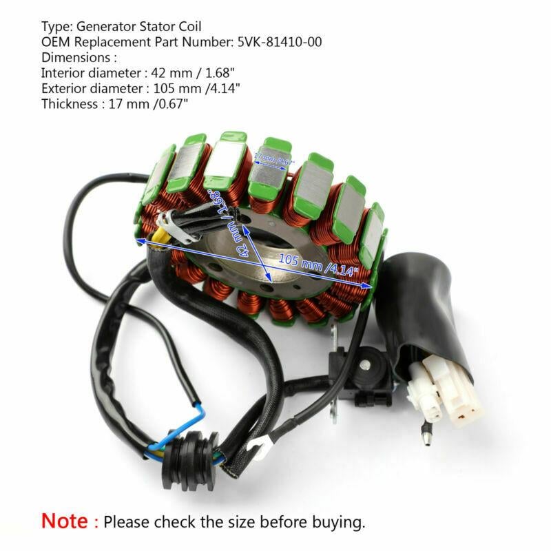 STATOR COIL IGNITION 2006-2015 YAMAHA XT660 MT03