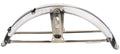 FRONT FENDER UNIVERSAL CHROME, HONDA CG125STEEL CHROME PLATED
