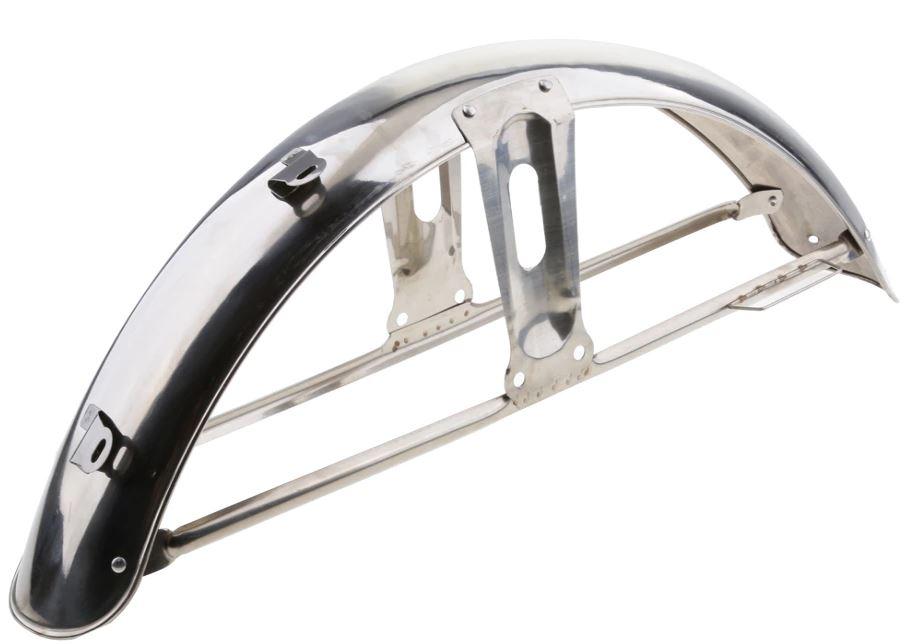 FRONT FENDER UNIVERSAL CHROME, HONDA CG125STEEL CHROME PLATED