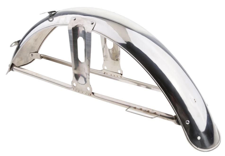 FRONT FENDER UNIVERSAL CHROME, HONDA CG125STEEL CHROME PLATED