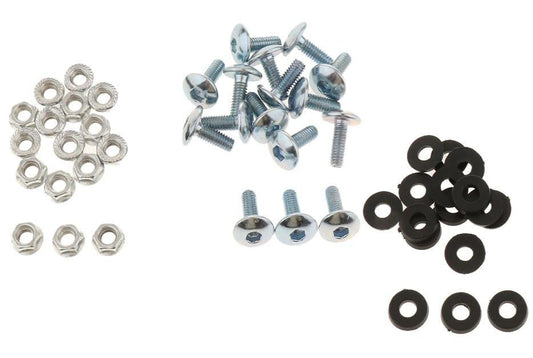 M6 x 16 SCREW CHROME 16pcs, ALLEN KEY HEXAGON