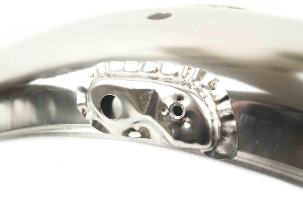 REAR FENDER UNIVERSAL STEEL CHROME, HONDA CG125 Steel