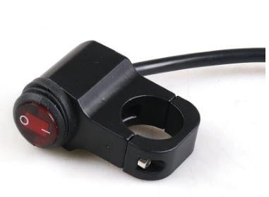HANDLEBAR SWITCH 22mm LIGHTS ON OFF WATERPROOF