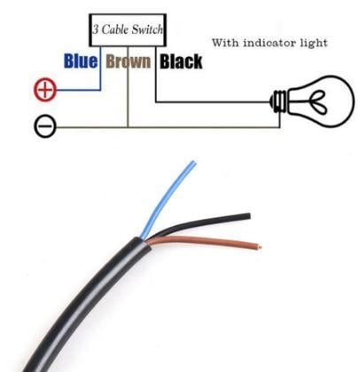 HANDLEBAR SWITCH 22mm LIGHTS ON OFF WATERPROOF
