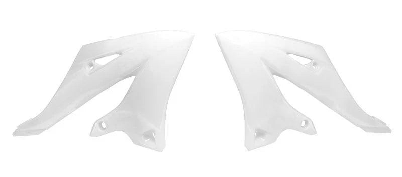RADIATOR SCOOPS YZ125/250 2022-25 WHITE, RTECH R-CVYZ0BN0022