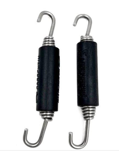 EXHAUST SPRING 90mm PK-2 SWIVEL BOTH ENDS WITH ANTI VIBRATION RUBBER