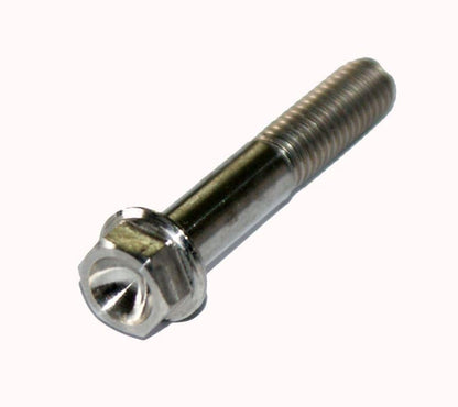 TITANIUM GR5 BOLT M6 x 80mm EACH, FLANGE OD: 11mm / HEX SIZE: 8mm, /