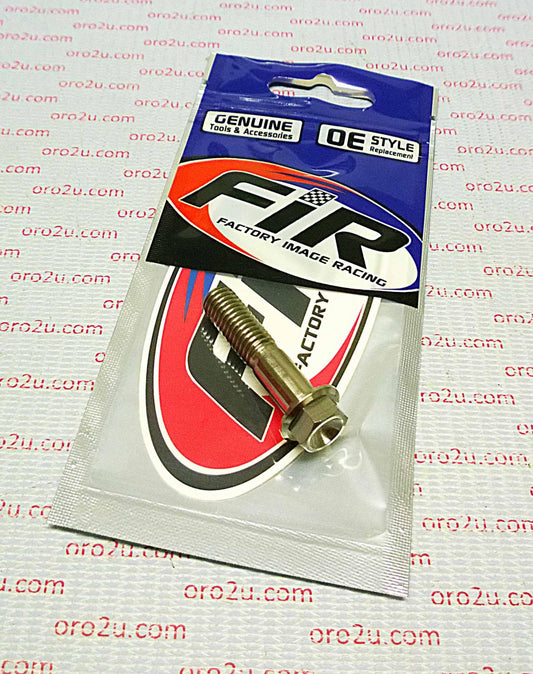 TITANIUM GR5 BOLT M8 x 35mm EACH, FLANGE OD: 14mm / HEX SIZE: 10mm, /