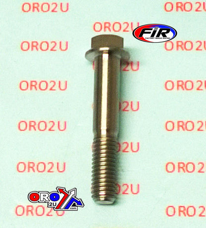 TITANIUM GR5 BOLT M8 x 45mm EACH, FLANGE OD: 14mm / HEX SIZE: 10mm, FIR BRAND /