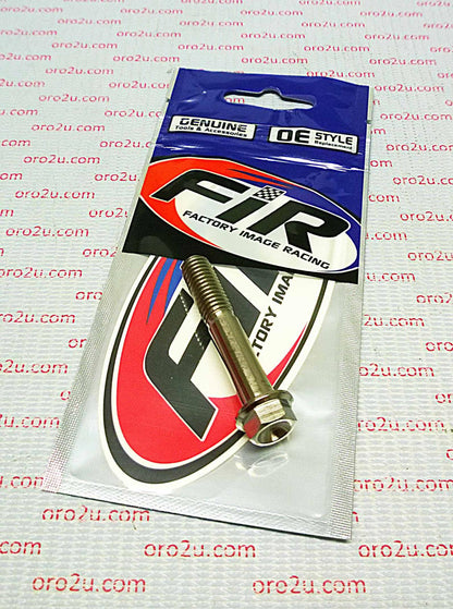 TITANIUM GR5 BOLT M8 x 45mm EACH, FLANGE OD: 14mm / HEX SIZE: 10mm, FIR BRAND /