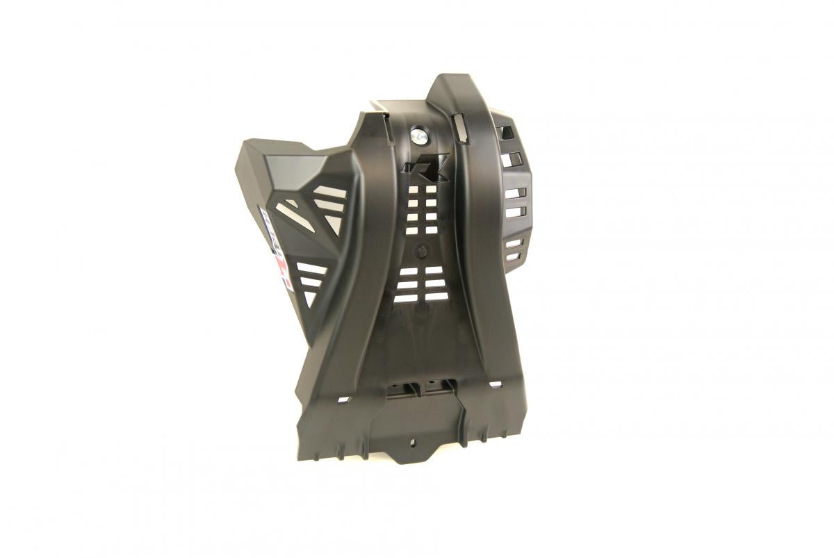 PLASTIC SKID PLATE YAMAHA YZ250/X 2005-26, RTECH R-PMYZ0NR0250, PLASTIC ENGINE COVER BLACK