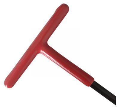 SPRING PULL SOFT GRIP T-HANDLE 160mm, EXHAUST SPRING HOOK PULLER