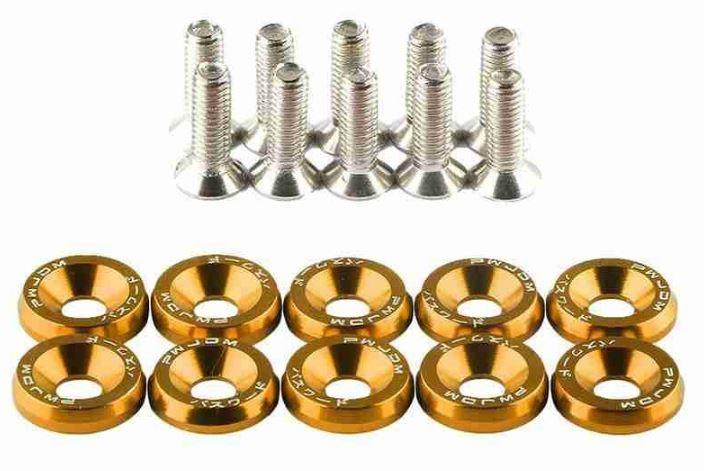 BOLT & WASHER PACK-10 GOLD
