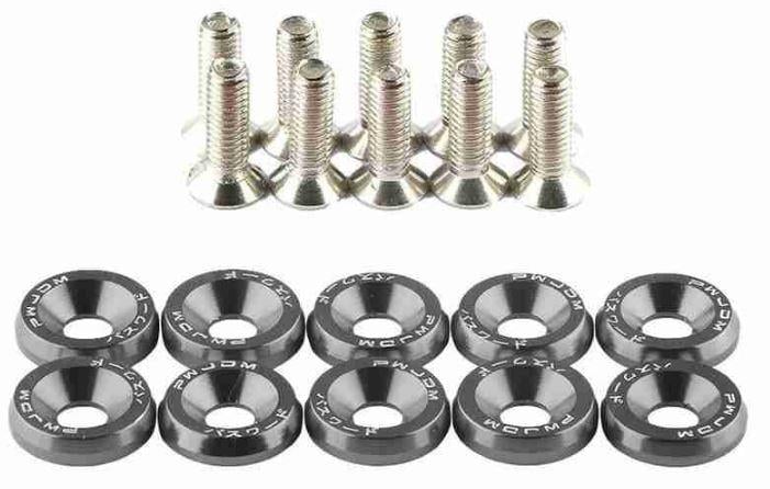 BOLT & WASHER PACK-10 TITANIUM GREY