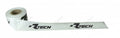 TRACK MARKER TAPE 120 MT - 1 KG WHITE + BLACK, TRACK TAPE WHITE & BLACK RTECH LOGO