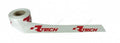 TRACK MARKER TAPE 120 MT - 1 KG WHITE + RED, TRACK TAPE WHITE & RED RTECH LOGO