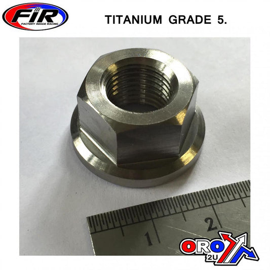 TITANIUM M12X1.25mm FLANGE NUT, TITANIUM GRADE 5 / EACH