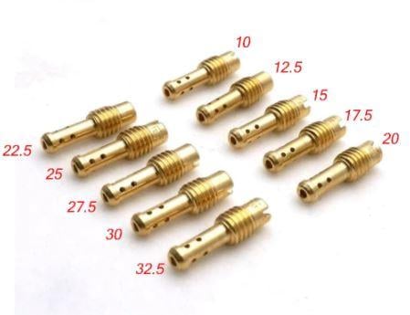 CARBURETOR JET KIT 10PCS MIKUNI, VM TM TMX, 8 BLEED HOLES, 12.5 ,15 ,17.5, 20, 22.5, 25 ,27.5 ,30 ,32.5