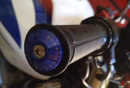 BAR ENDS 12-18mm GOLD Anti Vibration Silder Plug Yamaha Kawasaki honda