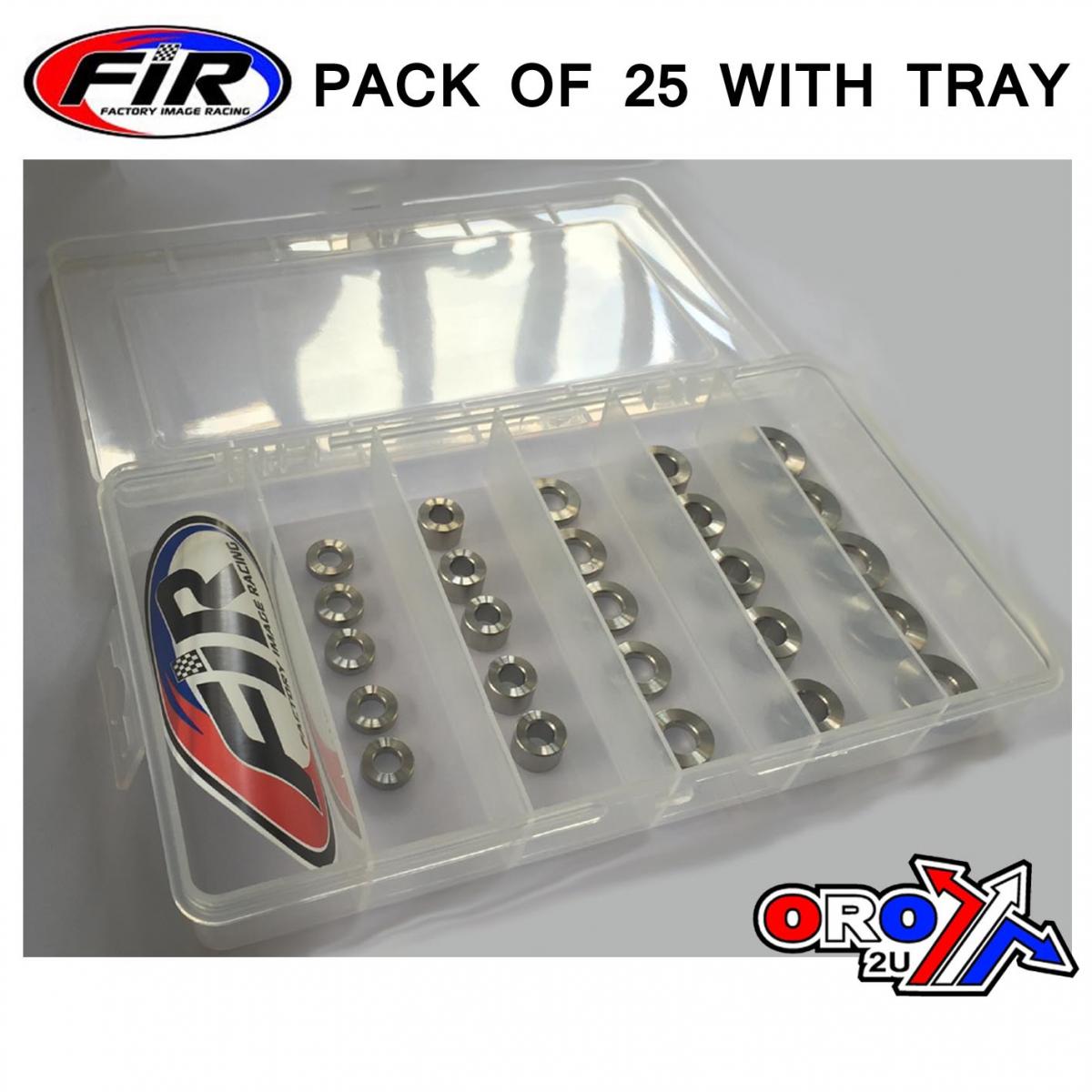 TITANIUM SPACER KIT 25PCS, TITANIUM GRADE 5 / PACK OF 25