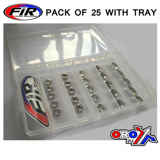 TITANIUM SPACER KIT 25PCS, TITANIUM GRADE 5 / PACK OF 25