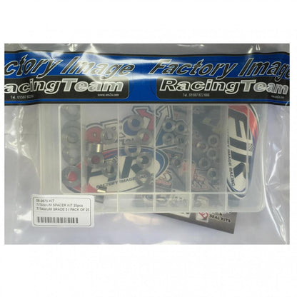 TITANIUM SPACER KIT 25PCS, TITANIUM GRADE 5 / PACK OF 25