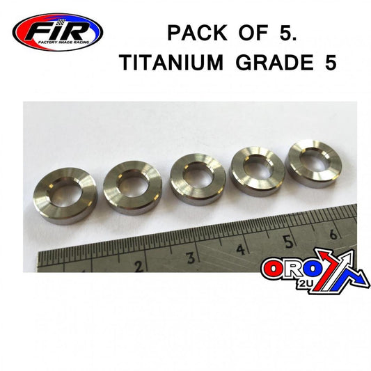TITANIUM SPACER 6.50X3.00mm, TITANIUM GRADE 5 / PACK OF 5
