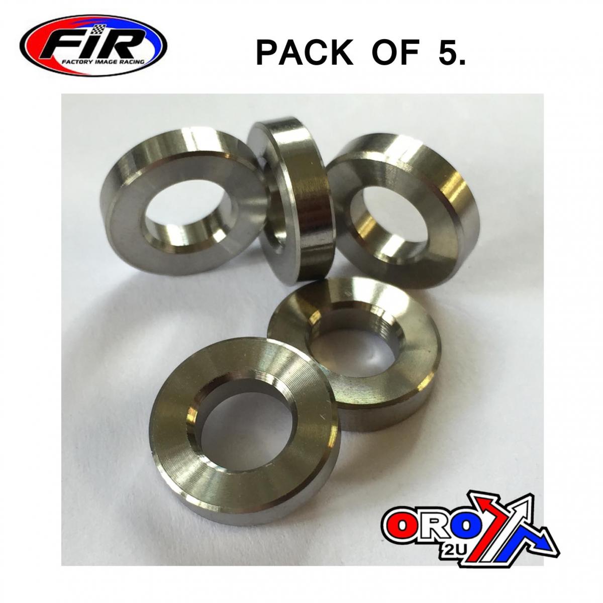 TITANIUM SPACER 6.50X3.00mm, TITANIUM GRADE 5 / PACK OF 5