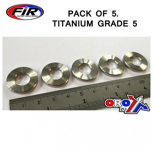 TITANIUM SPACER 10.50X3.00mm, TITANIUM GRADE 5 / PACK OF 5