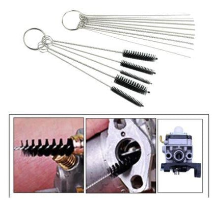CARBURETOR JET CLEANING TOOL, DIRT REMOVEAL - NEEDLES & NYLON BRUSHES