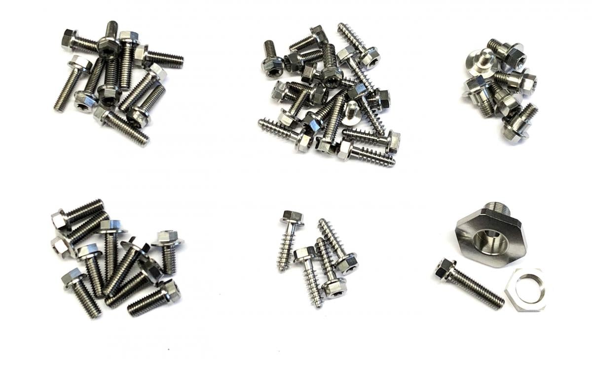 TITANIUM PLASTIC BOLT KIT 03-16 KTM SX XC EXC XC-W MXC SX-F XC-F XCF-W EXC-F KTM-PFK1