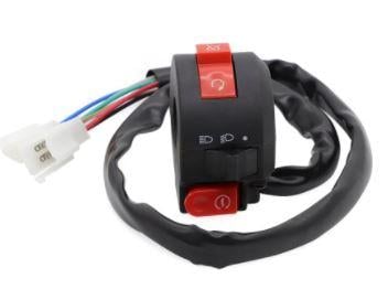 High Low Lighting + Start Stop Kill Switch LH Controls Polaris Can-Am Yamaha Suzuki Honda Kawasaki