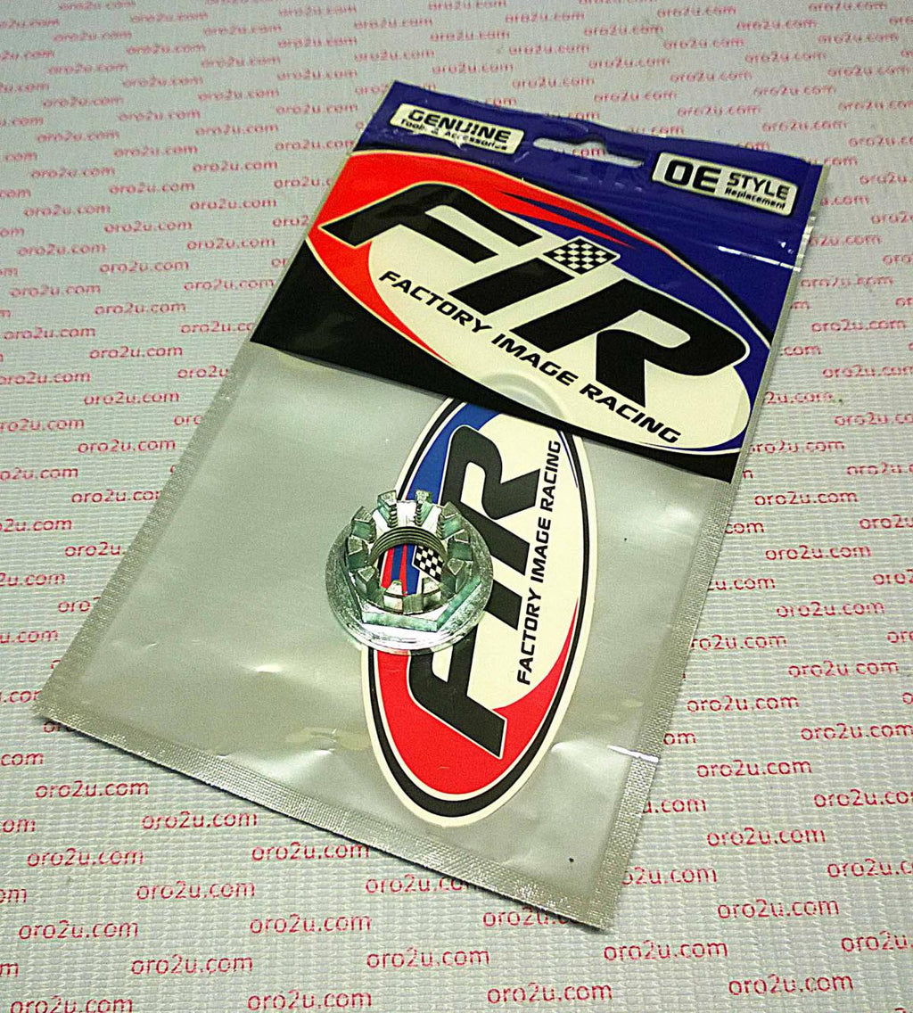 M18x1.50mm FLANGE AXLE CASTLE NUT BRONCO AT-06309 18mm