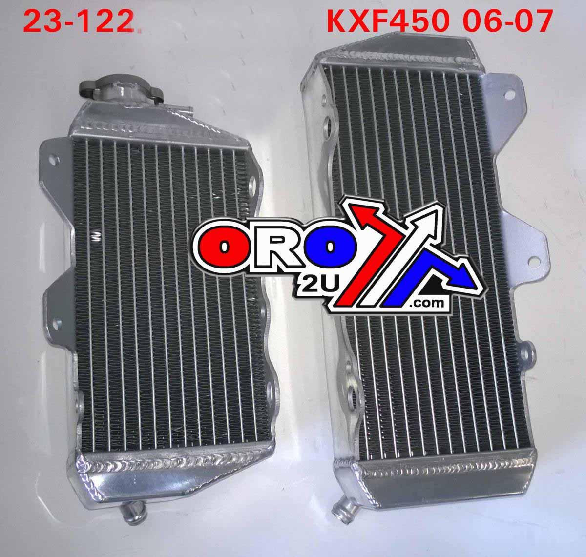 RADIATOR SET OS 2006-2007 KAWASAKI KXF450 39061-0052 39061-0151 39061-0053 39061-0155