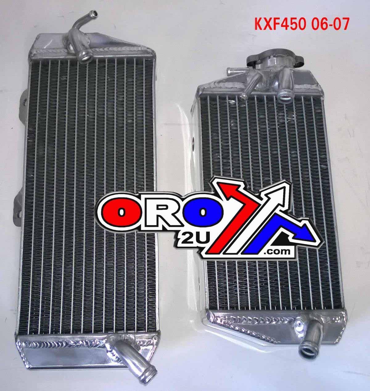 RADIATOR SET OS 2006-2007 KAWASAKI KXF450 39061-0052 39061-0151 39061-0053 39061-0155