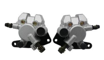 BRAKE CALIPER FRONT SET 02-07 SUZUKI EIGER VINSON 400 500 BLACK BRACKETS 59100-38F30-999 BLACK BRACKET