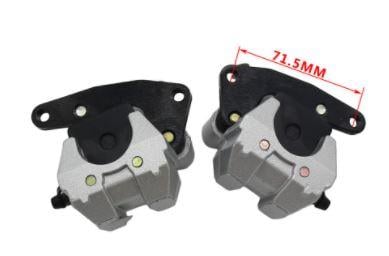 BRAKE CALIPER FRONT SET 02-07 SUZUKI EIGER VINSON 400 500 BLACK BRACKETS 59100-38F30-999 BLACK BRACKET