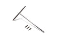 T-HANDLE PHILLIPS SCREWDRIVER WITH NO 1 2 & 3 PHILLIPS BITS MOTION PRO 08-0557