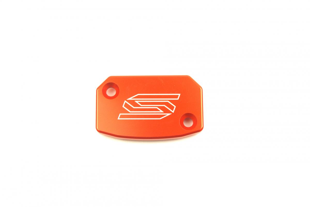 FRONT BRAKE RESERVOIR COVER ORANGE 04-26 BETA HUSABERG HUSQVARNA KTM RR SX XC EXC BREMBO SCAR 5801