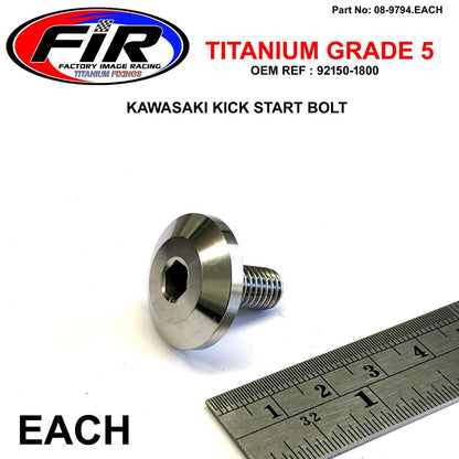 GR5 KICKSTART BOLT KX500, 92150-1800 KX250 KXF, FACTROY IMAGE RACING