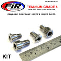 GR5 SUB FRAME BOLT KIT KX500, UPPER & LOWER FIXINGS, 92002-1713 & 92150-1266