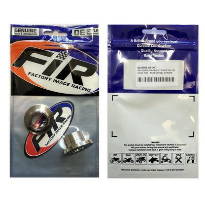 GR5 REAR SPACER KIT KX500 250 125, 92143-1905 / REAR WHEEL SPACER, FACTROY IMAGE RACING 17-8240.A