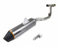 Full Exhaust Muffler System Slip On HONDA 03-17 CRF150F, MUFFLER ASSY 18300-KPT-306 PIPE 18320-KPT-A00