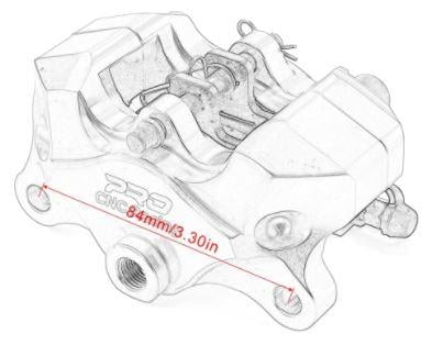 BRAKE CALIPER REAR KTM Supermoto 950 RC8 R, Yamaha YZF R1 ZX10 GSXR1000 Motorcycle