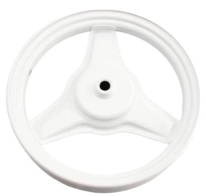 WHEEL REAR WHITE PW50, Yamaha PW50. 5M0-25390-00-FH
