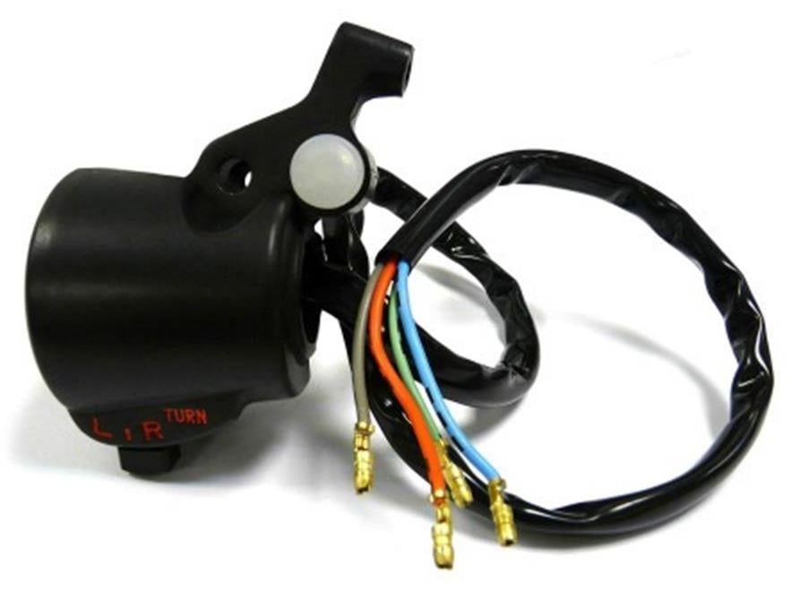 HANDLEBAR SWITCH LEFT HONDA1971-73 CB175K 1971-73 CL175K SCRAMBLER 1974 CB200K 1974 CL20, 35250-300-033, MC-01A07 CB450 CB350 CB250 CB175 CB125 CL175 CL350 CL450