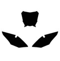 GASGAS MC 2021-2023 PRE CUT, BLACKBIRD 3910/20 BLACK, NUMBER BOARD BACKGROUNDS