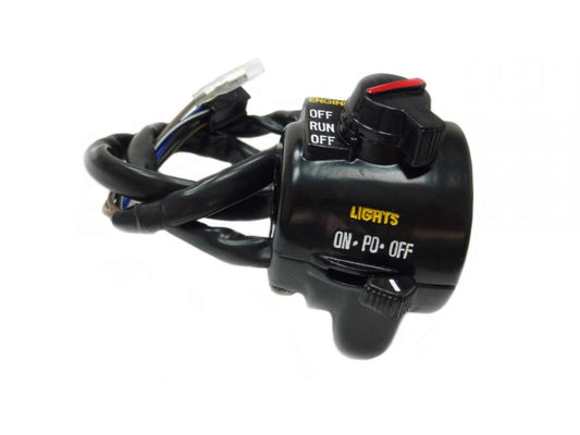 HANDLEBAR SWITCH RIGHT KAWASAKI1975-77 KH250 1972-75 MACH I 1972-75 MACH II 1975-78 KH40, 46132-025, MC-01A08