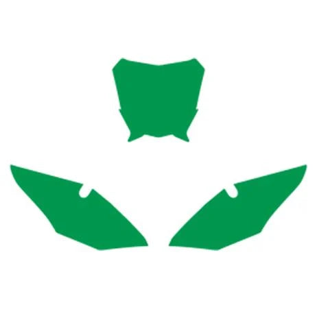 GASGAS MC 2021-2023 PRE CUT, BLACKBIRD 3910/30 GREEN, NUMBER BOARD BACKGROUNDS