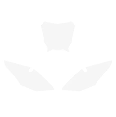 GASGAS MC 2021-2023 PRE CUT, BLACKBIRD 3910/10 WHITE, NUMBER BOARD BACKGROUNDS